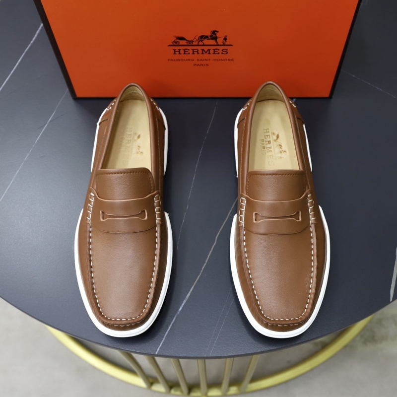 H**mes leather shoes